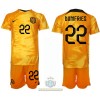 Maglia ufficiale Paesi Bassi Denzel Dumfries 22 Casa Mondiali 2022 per Bambino